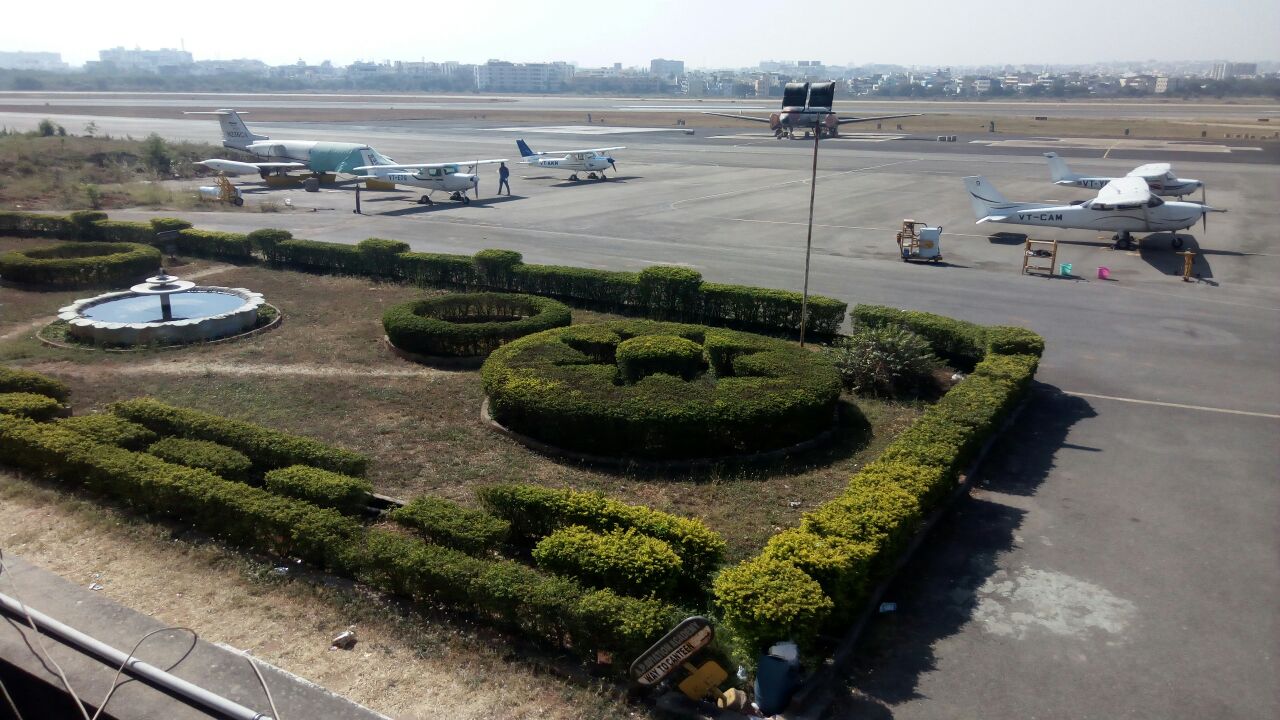 Telangana State Aviation Academy aerial view